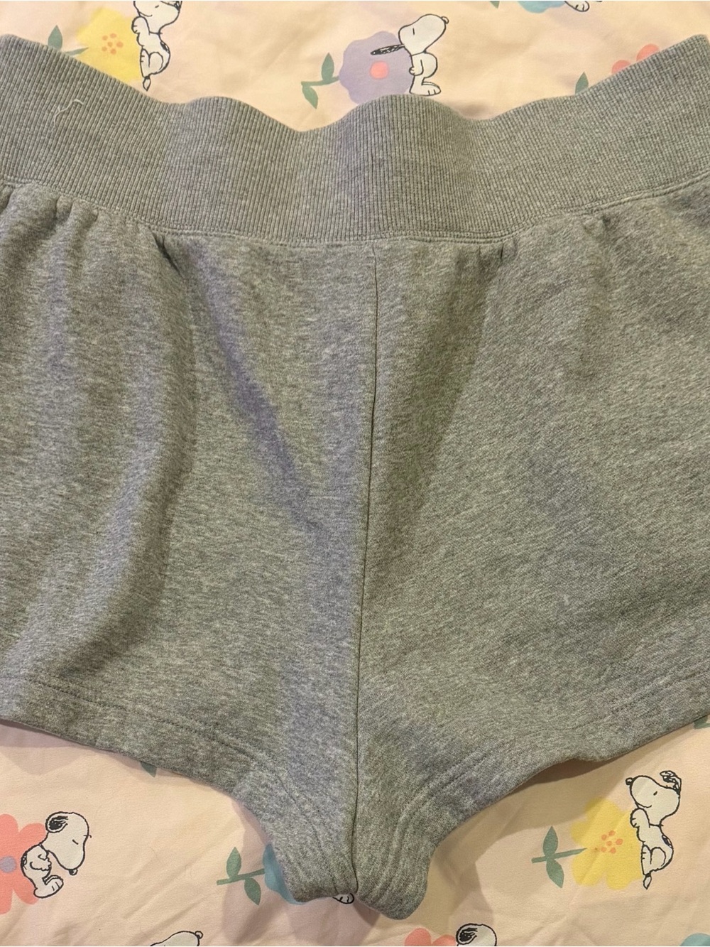 Nike Women's Light Gray Athletic Fleece Shorts - Picture 3 of 3
